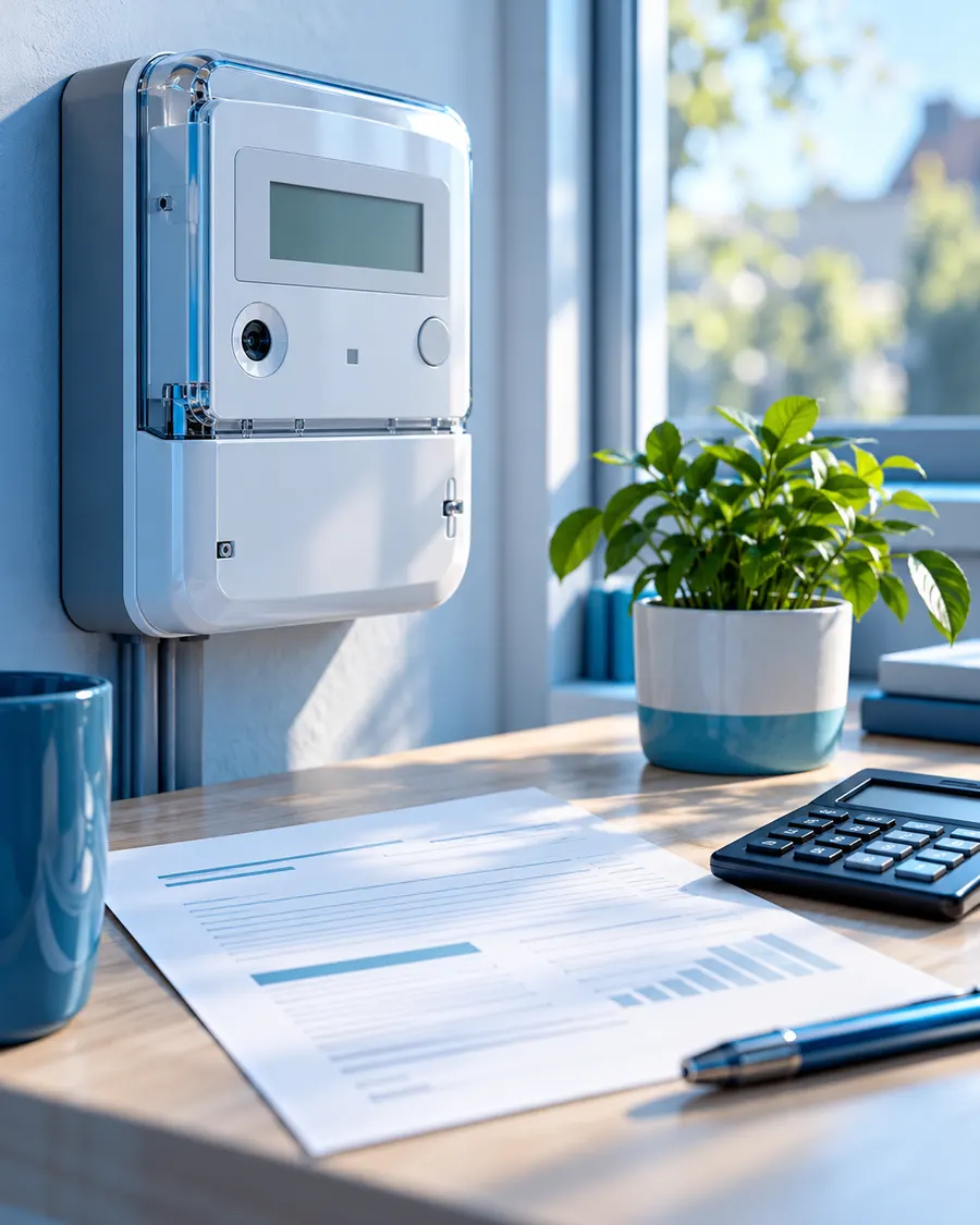 Boîtier de suivi de consommation dans un bureau