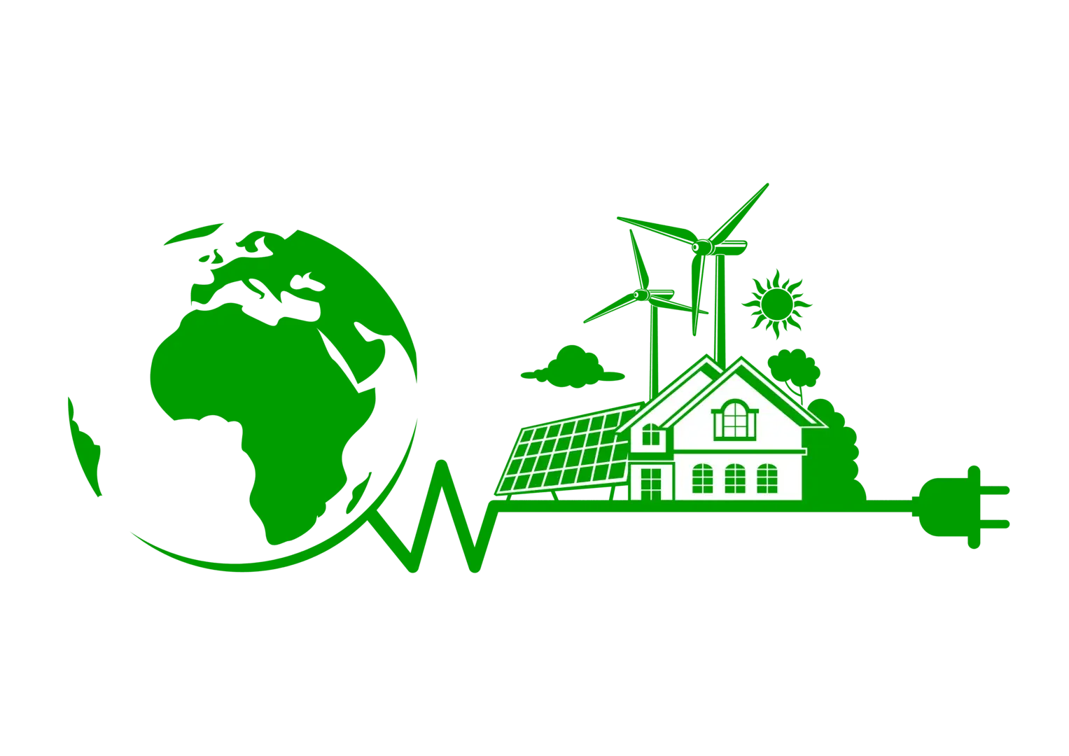 Énergie verte - Planète durable et énergies renouvelables